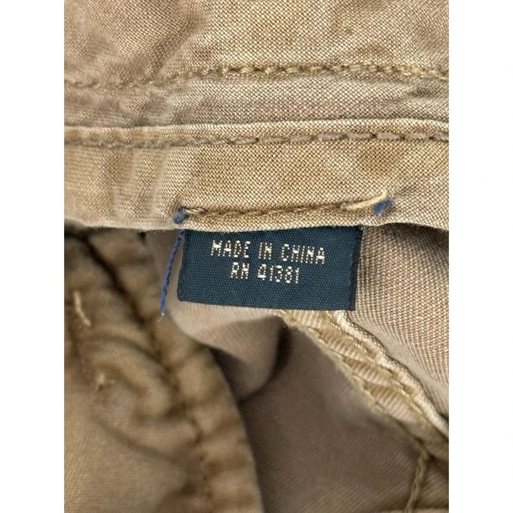 Polo Ralph Lauren Mens 38 Cargo Shorts Brown Distressed Rustic Vintage Cotton